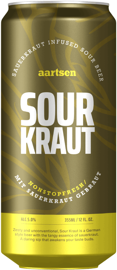 Sauerkraut Infused Sour Beer